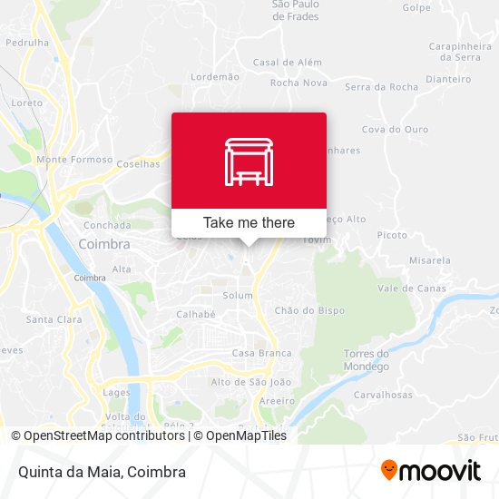 Quinta da Maia map