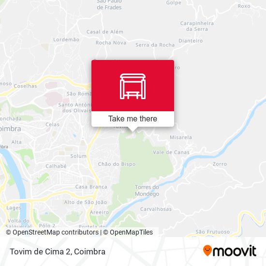Tovim de Cima 2 mapa