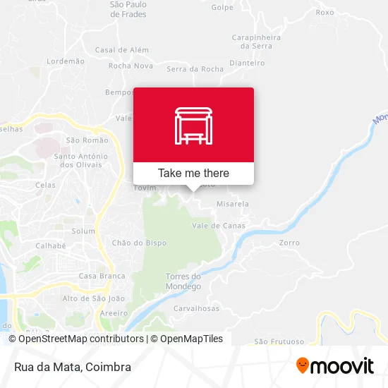Rua da Mata map