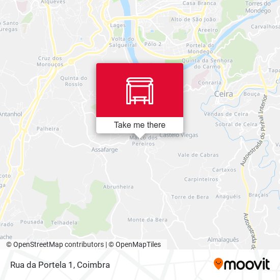 Rua da Portela 1 mapa