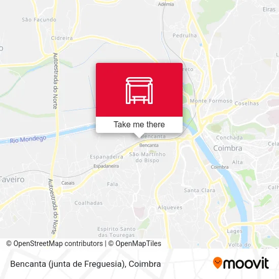 Bencanta (j. Freguesia) map
