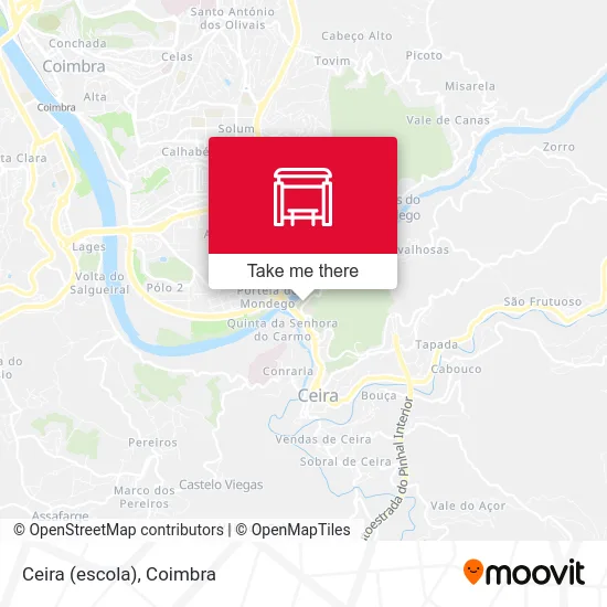 Ceira (escola) map