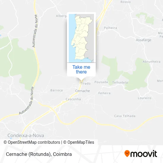 Cernache (Rotunda) map