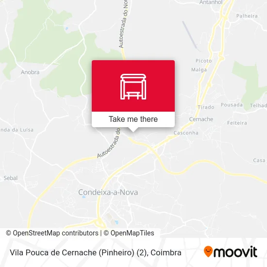 Vila Pouca de Cernache (Pinheiro) (2) mapa