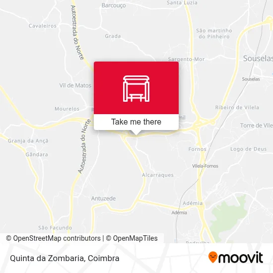 Quinta da Zombaria map