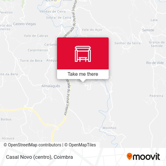 Casal Novo (centro) mapa