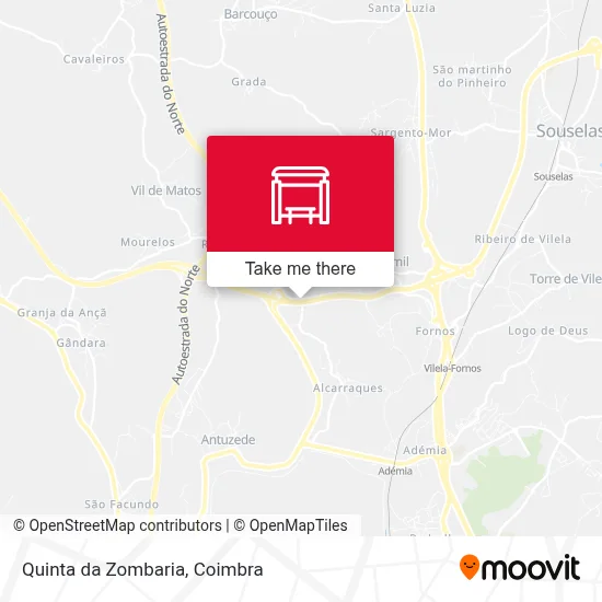 Quinta da Zombaria map