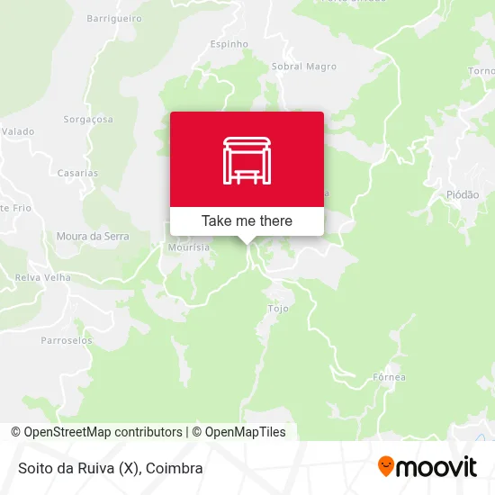 Soito da Ruiva (X) map