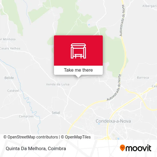 Quinta Da Melhora map