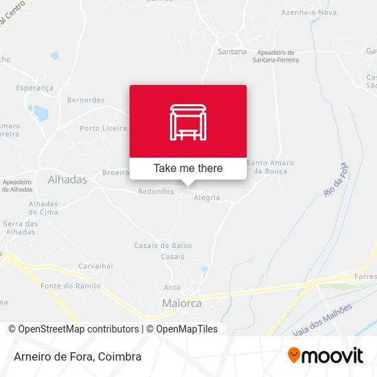 Arneiro de Fora map