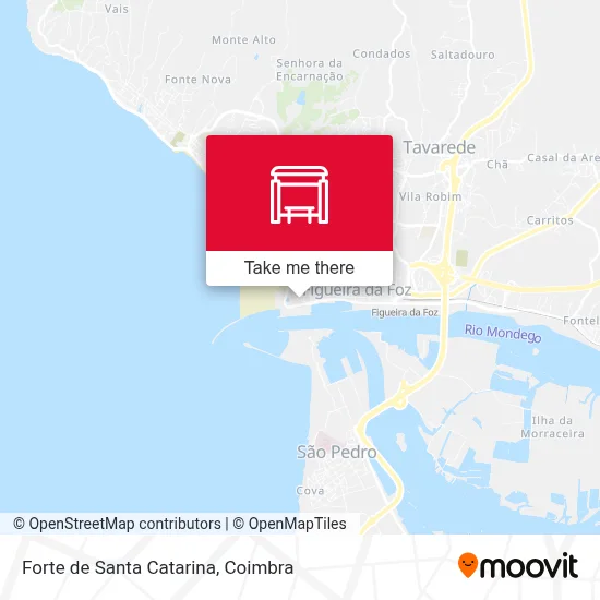 Forte de Santa Catarina map