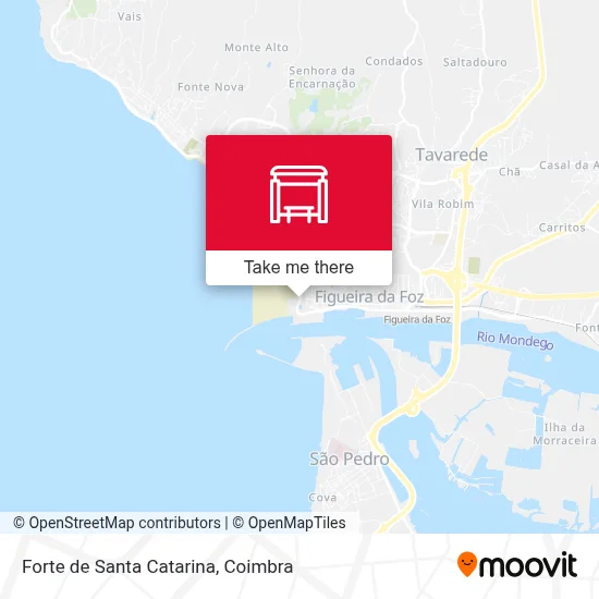 Forte de Santa Catarina map