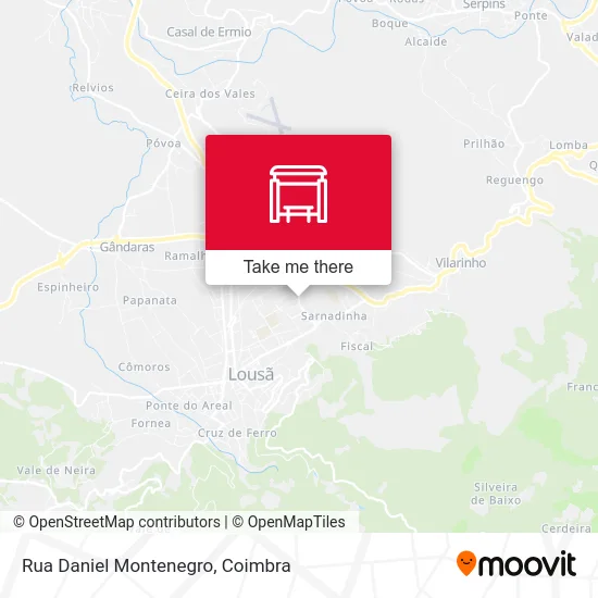Rua Daniel Montenegro map