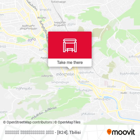 ნიკოლოზ ბარათაშვილის ქუჩა - [824] map