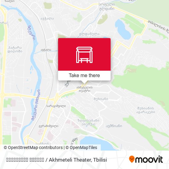 Карта ახმეტელის თეატრი  / Akhmeteli Theater