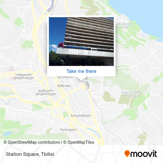 Station Square map