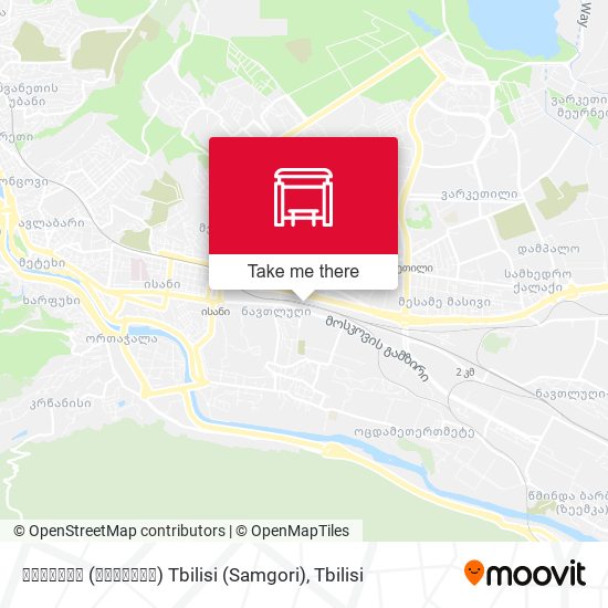 თბილისი (სამგორი) Tbilisi (Samgori) map