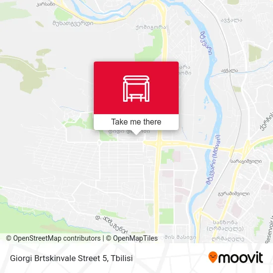 Карта Giorgi Brtskinvale Street 5