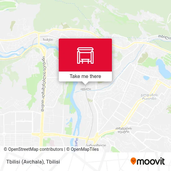 Tbilisi (Avchala) map