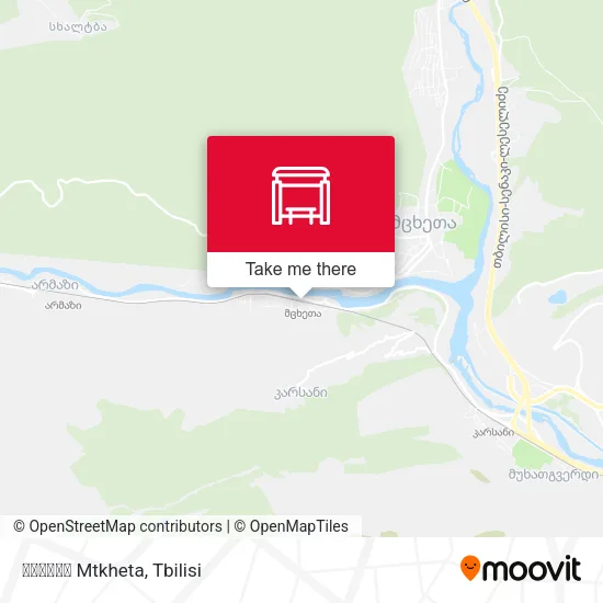 Карта მცხეთა Mtkheta