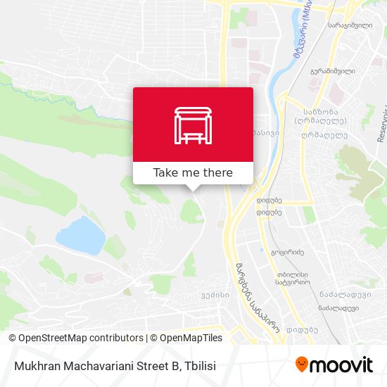 Карта Mukhran Machavariani Street B