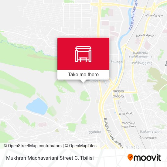 Карта Mukhran Machavariani Street C