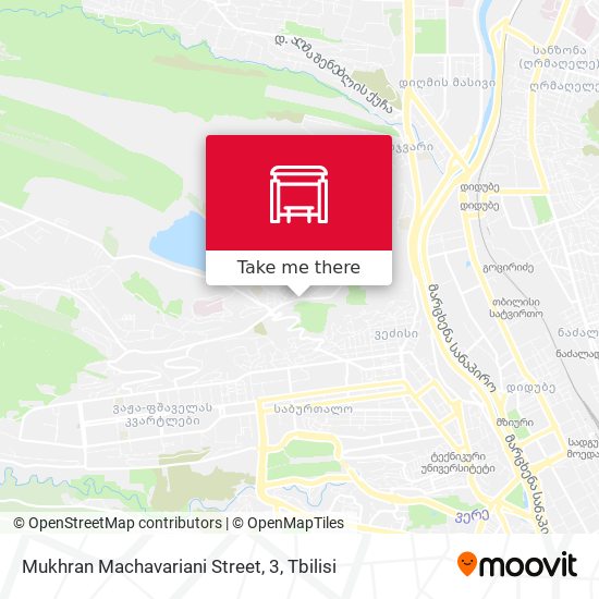 Mukhran Machavariani Street, 3 map
