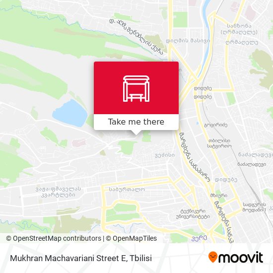 Карта Mukhran Machavariani Street E