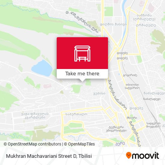 Карта Mukhran Machavariani Street D