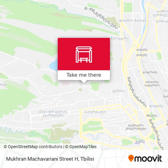 Mukhran Machavariani Street H map