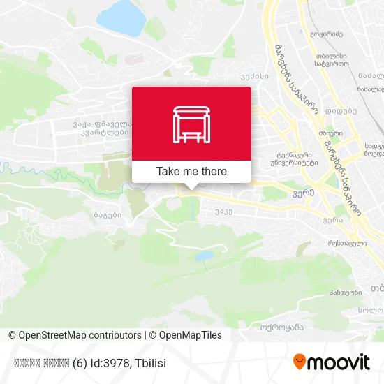 Карта ვაკის პარკი (6) Id:3978