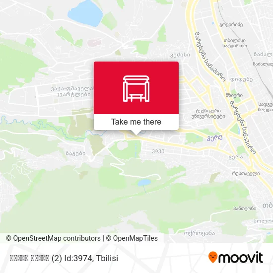 Карта ვაკის პარკი (2) Id:3974