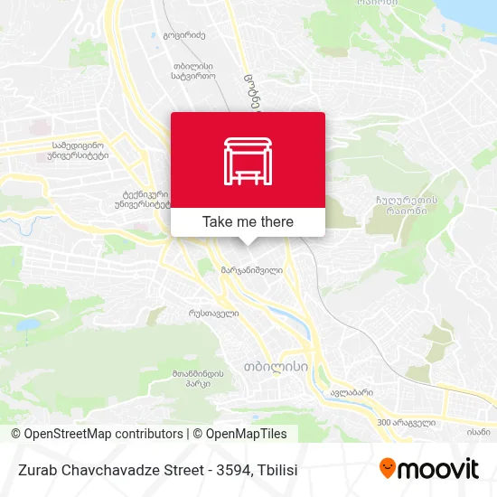 Zurab Chavchavadze Street - 3594 map