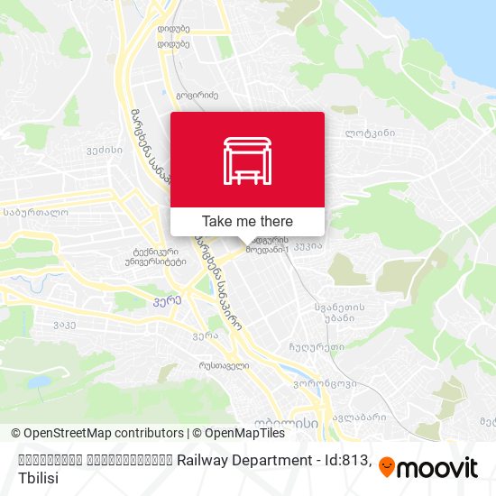 Карта რკინიგზის დეპარტამენტი Railway Department - Id:813