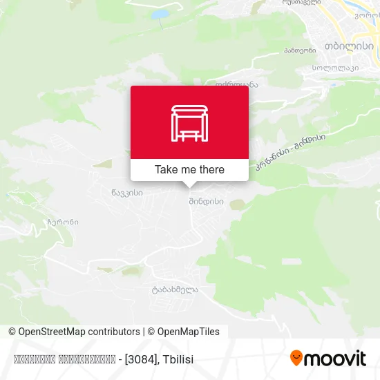 წავკისის გადასახვევი - [3084] map