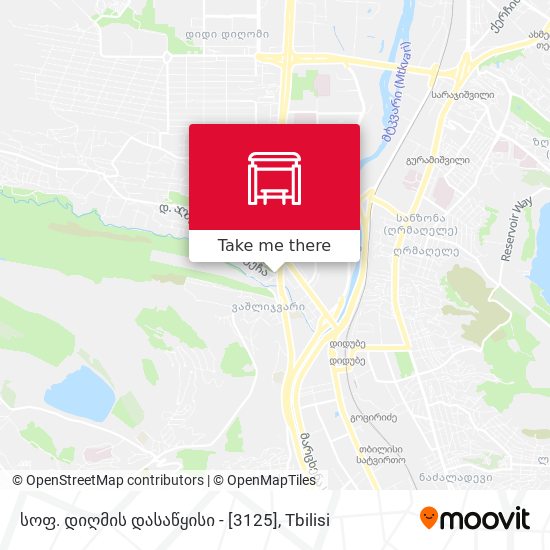 სოფ. დიღმის დასაწყისი - [3125] map