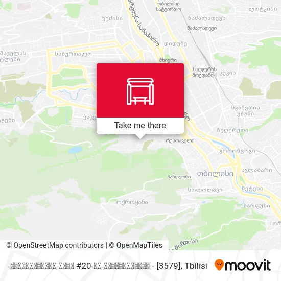 რჩეულიშვილის ქუჩა #20-ის მოპირდაპირედ - [3579] map