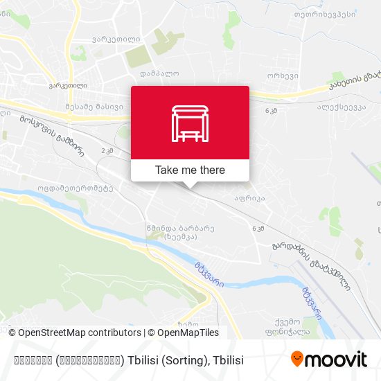 თბილისი (დახარისხება) Tbilisi (Sorting) map