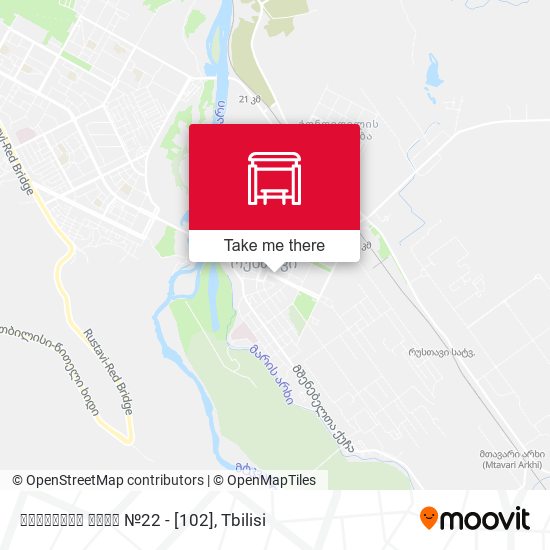 კოსტავას ქუჩა №22 - [102] map