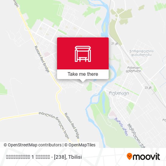 ცურტაველის 1 ნომერი - [238] map