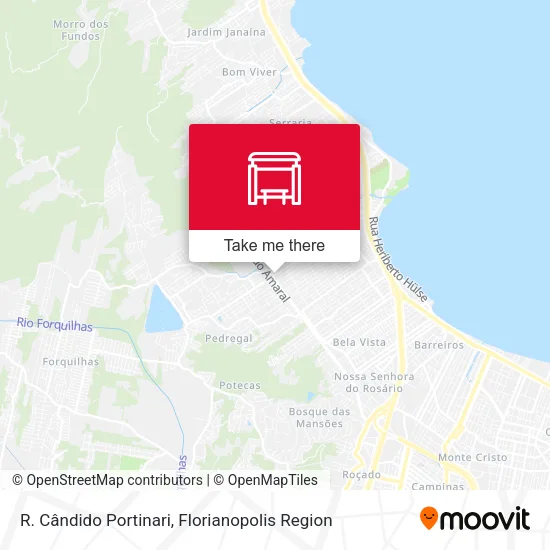 R. Cândido Portinari map