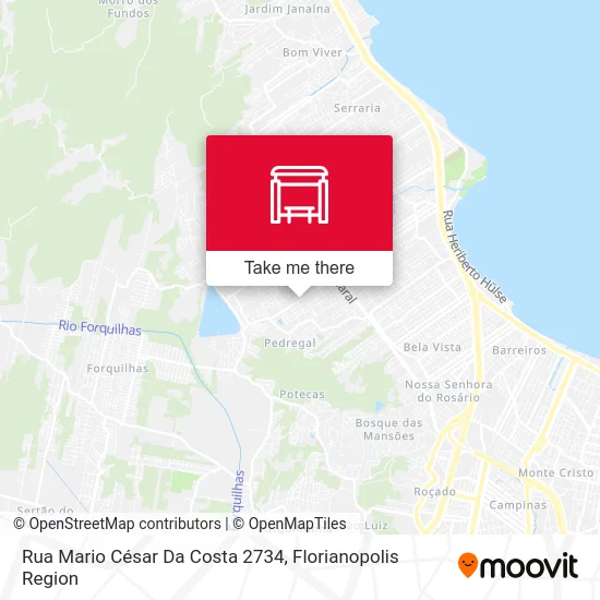 Rua Mario César Da Costa 2734 map