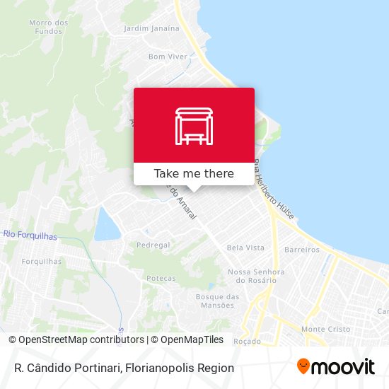 R. Cândido Portinari map