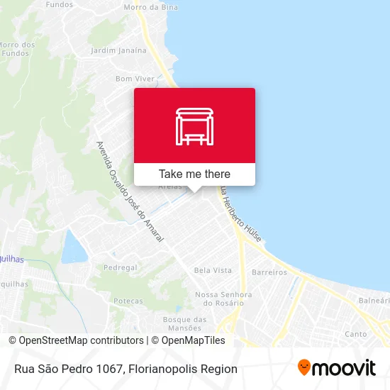 Rua São Pedro 1067 map