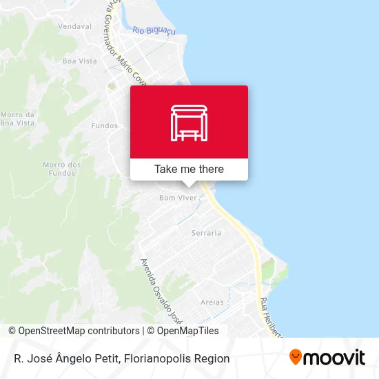 R. José Ângelo Petit map