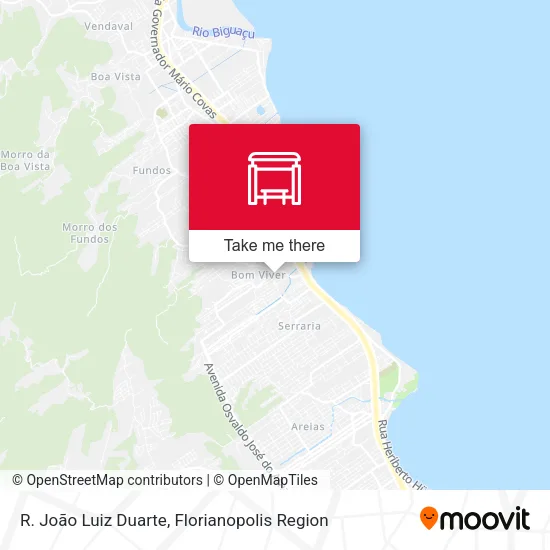 R. João Luiz Duarte map