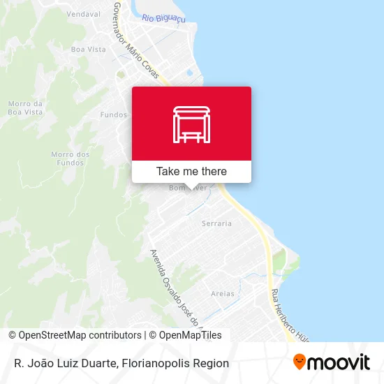 R. João Luiz Duarte map