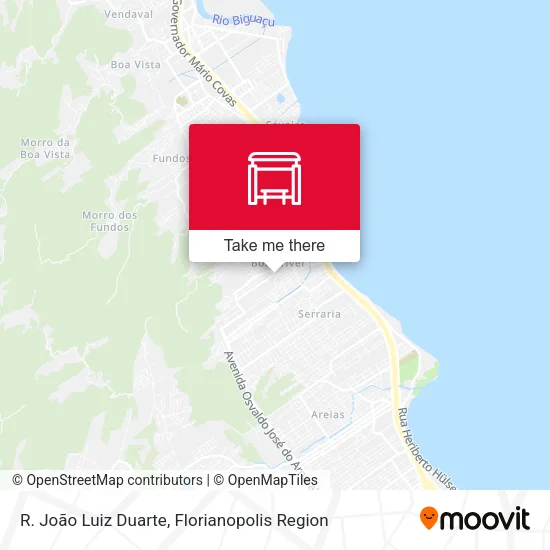 R. João Luiz Duarte map