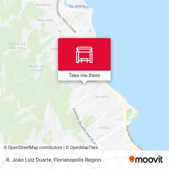 R. João Luiz Duarte map