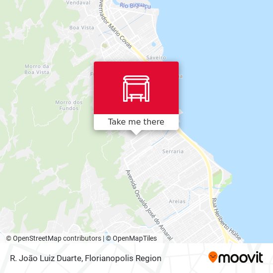 R. João Luiz Duarte map